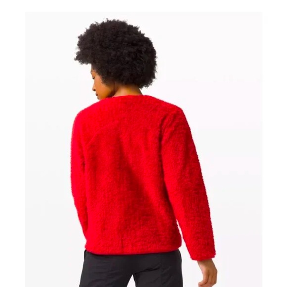 Lululemon Red Oh So Sherpa Jacket 6 - Picture 10 of 11